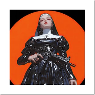 God,nuns & guns Posters and Art